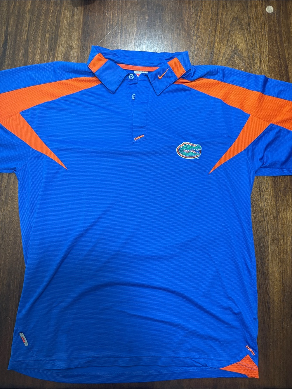 Nike Vintage Florida Gators Blue and Orange Polo